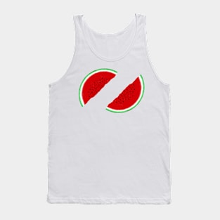 watermelon fruit illustration design Tank Top